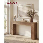 VASAGLE Table d'entrée, Console longue, Plateau épais, Style fermier, pour Couloir, Derrière le canapé, Salon, Hall d'entrée, Montage facile