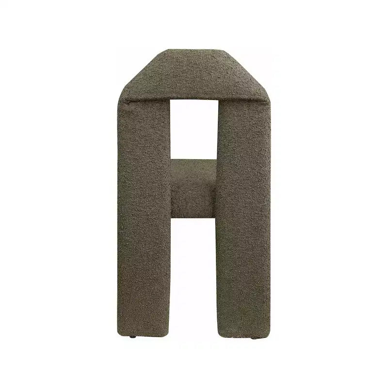 Meridian Furniture Bennett Olive Boucle Fabric Dining Chair, Set of 2