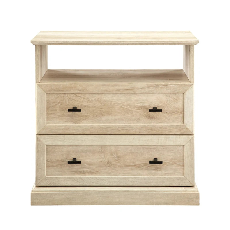 Table de chevet classique Middlebrook à 2 tiroirs