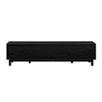 Meuble TV scandinave en rotin synthétique avec porte Middlebrook Designs