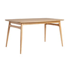 Middlebrook Designs Table à manger 59 en bois style moderne du milieu du siècle