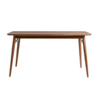 Middlebrook Designs Table à manger 59 en bois style moderne du milieu du siècle