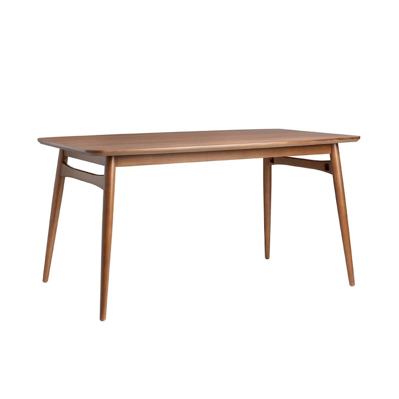 Middlebrook Designs Table à manger 59 en bois style moderne du milieu du siècle