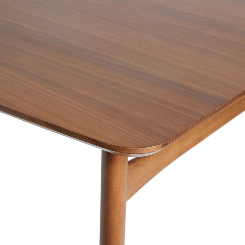 Middlebrook Designs Table à manger 59 en bois style moderne du milieu du siècle