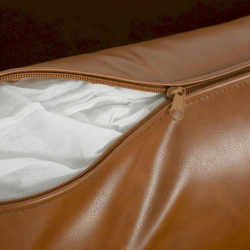 Brown 39.17 Accent Chair with Metal Legs