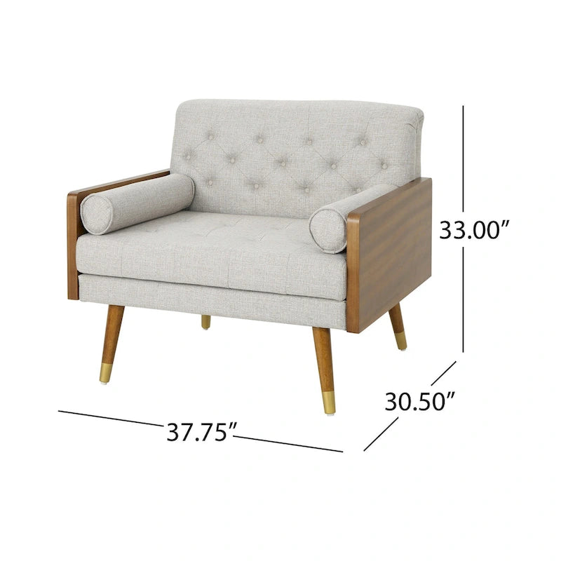 Fauteuil Confort Goldline Milieu de Siècle