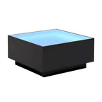 Table basse carrée laquée brillante