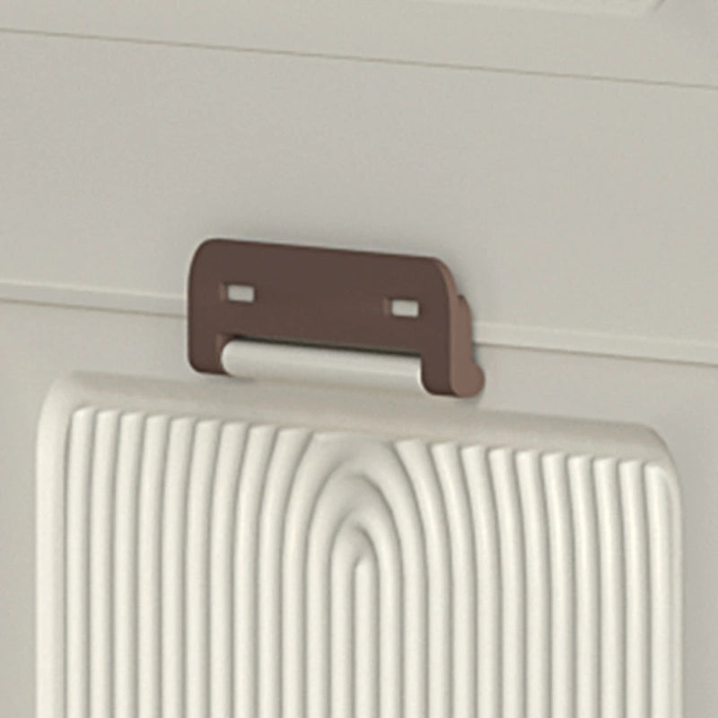 4 Tier Plastic Storage Bins with Lids,Stackable Storage Containers with Wheels, Folding Storage Boxes, Collapsible Storage Bins