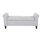 Hayes Armed Storage Bench