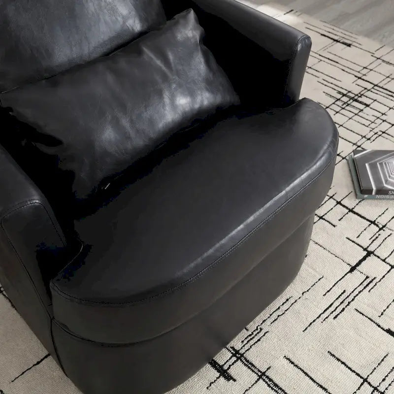 Swivel Barrel Chair, Comfy Round Accent Sofa Chair for Living Room, 360 Degree Swivel Barrel Club Chair, Leisure Arm Chair