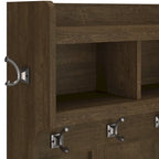 Meuble d'entrée et banc à chaussures Woodland 40W avec étagères de Bush Furniture