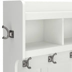 Meuble d'entrée et banc à chaussures Woodland 40W avec étagères de Bush Furniture