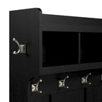 Meuble d'entrée et banc à chaussures Woodland 40W avec étagères de Bush Furniture