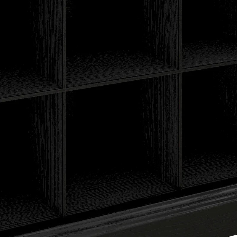 Woodland Hall Tree and Small Shoe Bench with Shelves by Bush Furniture