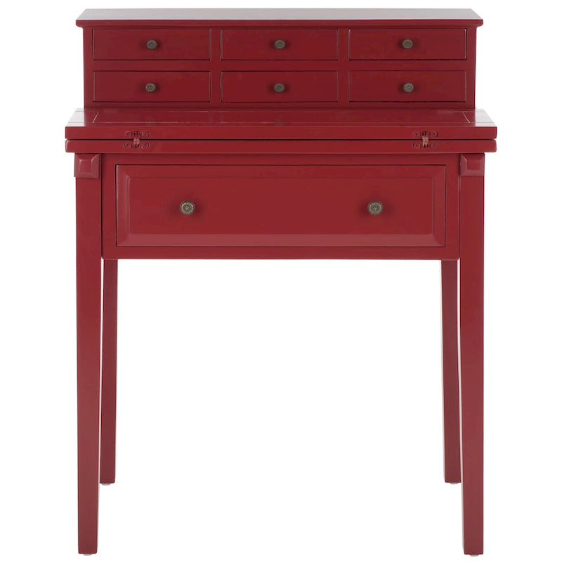 Bureau pliant à 7 tiroirs Gerly de SAFAVIEH