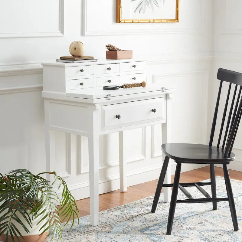 Bureau pliant à 7 tiroirs Gerly de SAFAVIEH