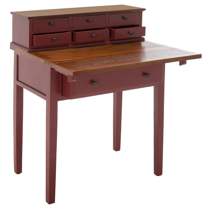 Bureau pliant à 7 tiroirs Gerly de SAFAVIEH