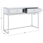 SAFAVIEH Ethyle 2-Drawer Mirrored Desk