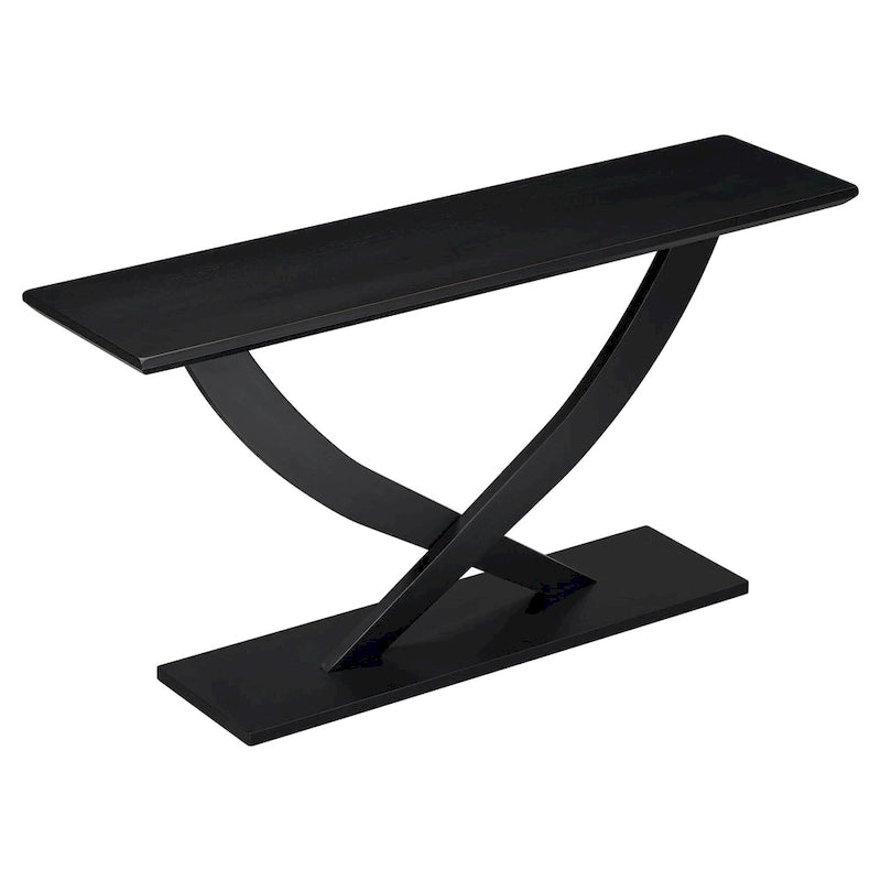 Christopher Knight Home - Mirod, console de style rustique moderne avec pieds en X pour salon et chambre à coucher