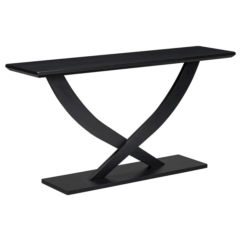 Christopher Knight Home - Mirod, console de style rustique moderne avec pieds en X pour salon et chambre à coucher