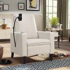 Christopher Knight Home - Canapé inclinable réglable Mason avec porte-gobelet et rangement pratique