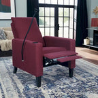 Christopher Knight Home - Canapé inclinable réglable Mason avec porte-gobelet et rangement pratique