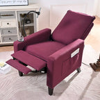 Christopher Knight Home - Canapé inclinable réglable Mason avec porte-gobelet et rangement pratique