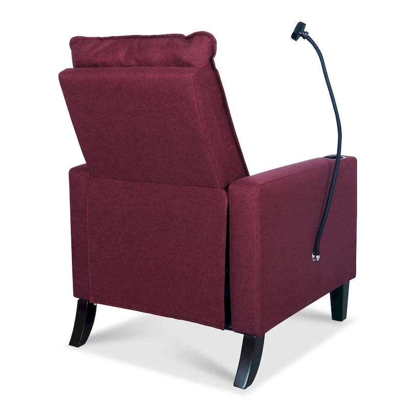 Christopher Knight Home - Canapé inclinable réglable Mason avec porte-gobelet et rangement pratique