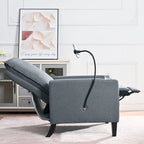 Christopher Knight Home - Canapé inclinable réglable Mason avec porte-gobelet et rangement pratique