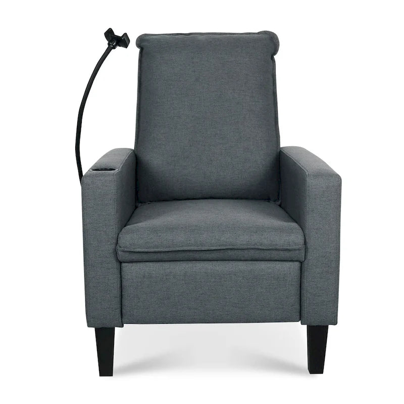 Christopher Knight Home - Canapé inclinable réglable Mason avec porte-gobelet et rangement pratique