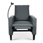 Christopher Knight Home - Canapé inclinable réglable Mason avec porte-gobelet et rangement pratique