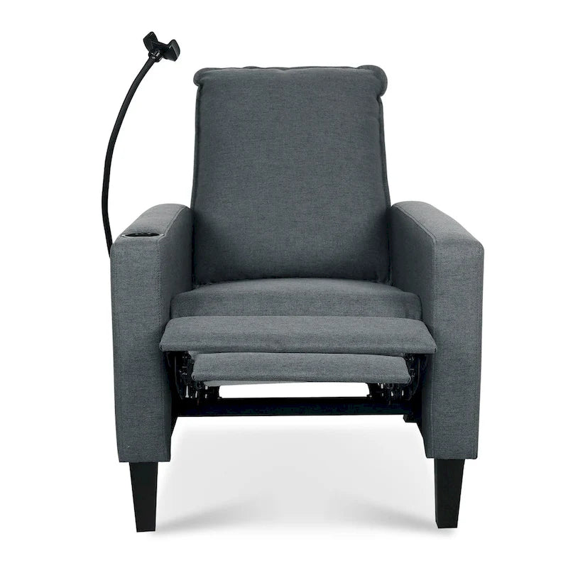 Christopher Knight Home - Canapé inclinable réglable Mason avec porte-gobelet et rangement pratique
