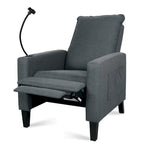 Christopher Knight Home - Canapé inclinable réglable Mason avec porte-gobelet et rangement pratique