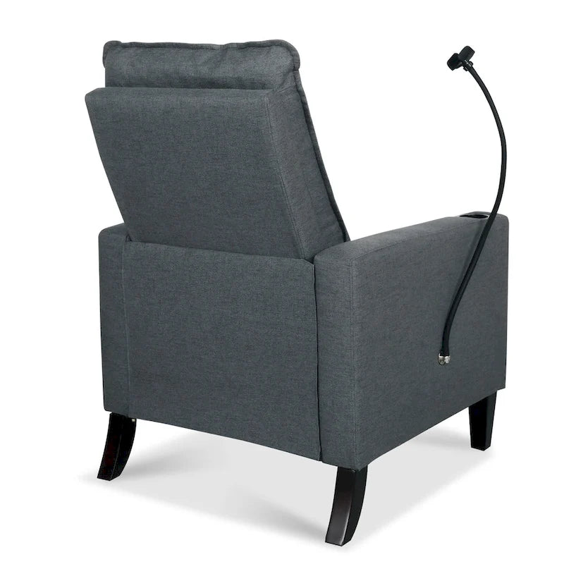 Christopher Knight Home - Canapé inclinable réglable Mason avec porte-gobelet et rangement pratique