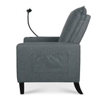 Christopher Knight Home - Canapé inclinable réglable Mason avec porte-gobelet et rangement pratique