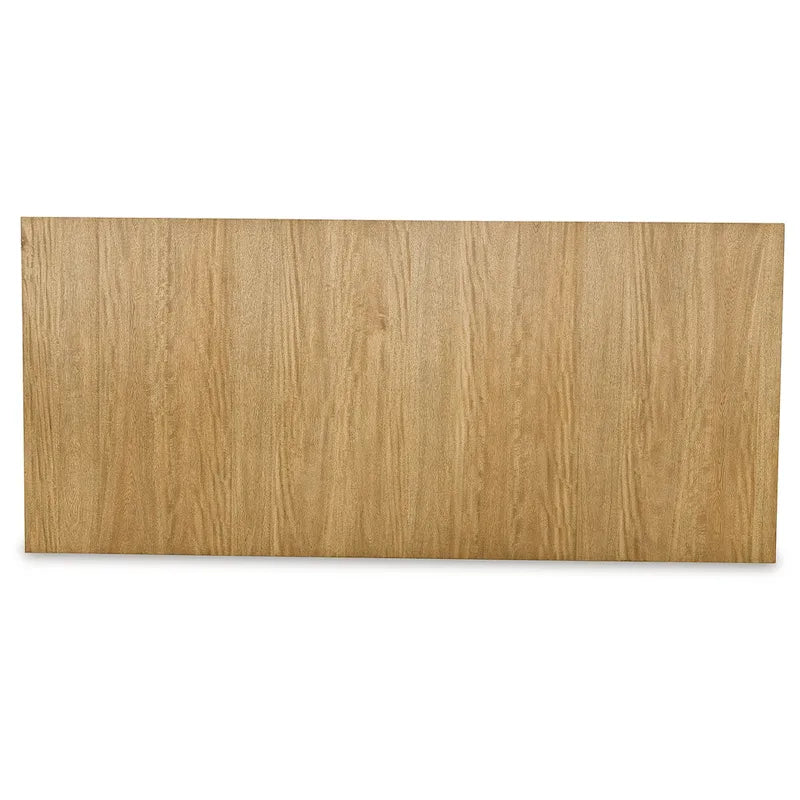 Signature Design by Ashley Sherbana Table de salle à manger rectangulaire avec rallonge brun clair – 40 l x 90 P x 30 H