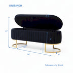 Banc de rangement pour chambre à coucher