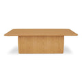 NADAAL STUDIOS Octavian, Table basse rectangulaire à coins arrondis - 55L x36P x17H