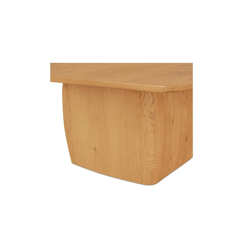 NADAAL STUDIOS Octavian, Table basse rectangulaire à coins arrondis - 55L x36P x17H