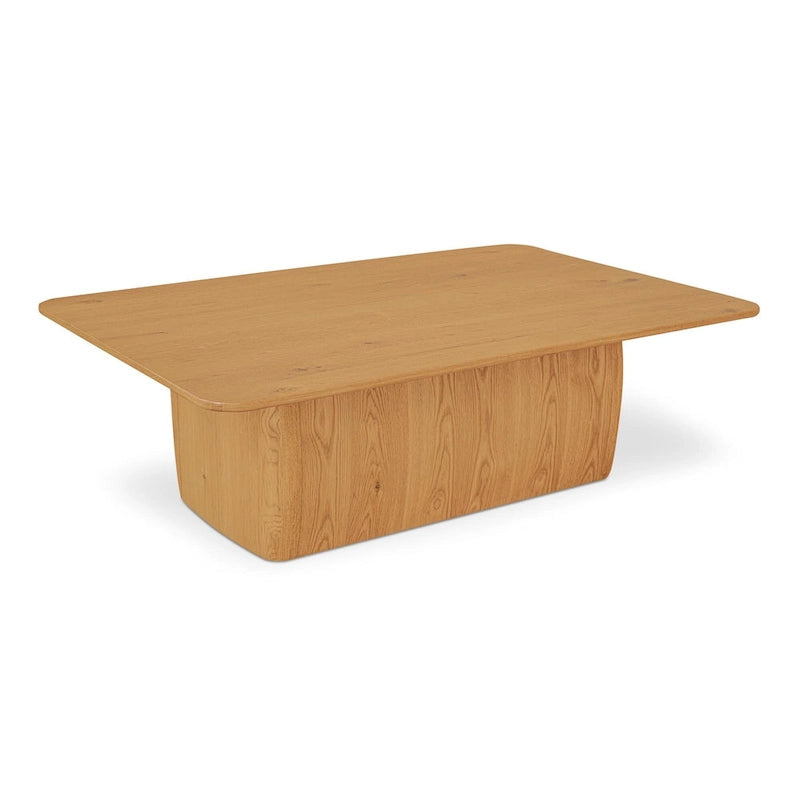 NADAAL STUDIOS Octavian, Table basse rectangulaire à coins arrondis - 55L x36P x17H