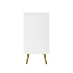 111 Corduroy L-Shaped Sectional Sofa with Convertible Chaise