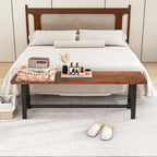 Costway 1/2 PCS 60 Dining Bench 3 Person Entryway Shoe Bench with