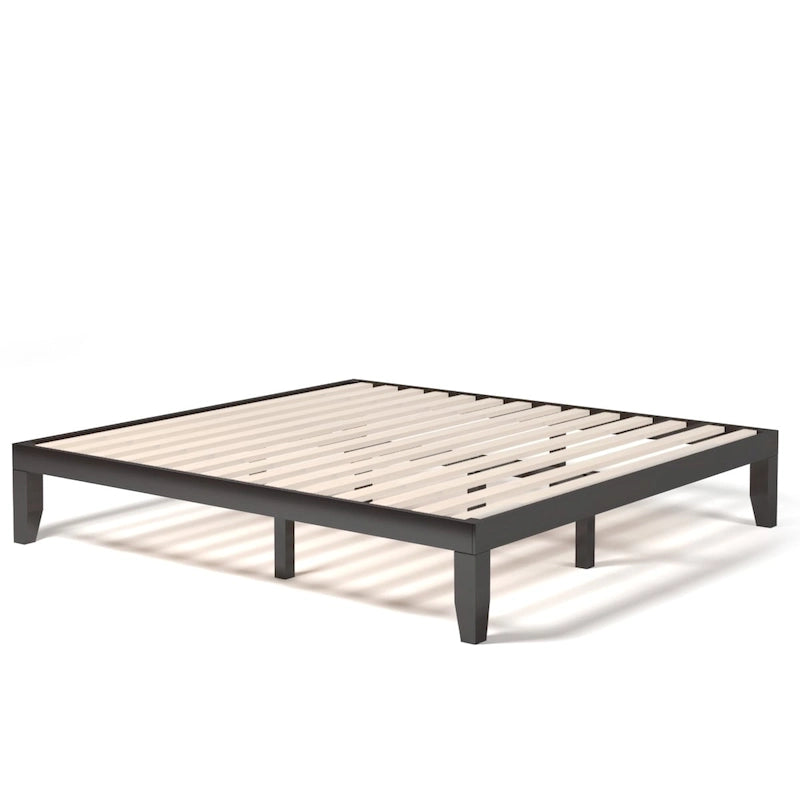 Costway King Size 14 Wooden Bed Frame Mattress Platform Wood Slats