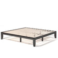 Costway King Size 14 Wooden Bed Frame Mattress Platform Wood Slats