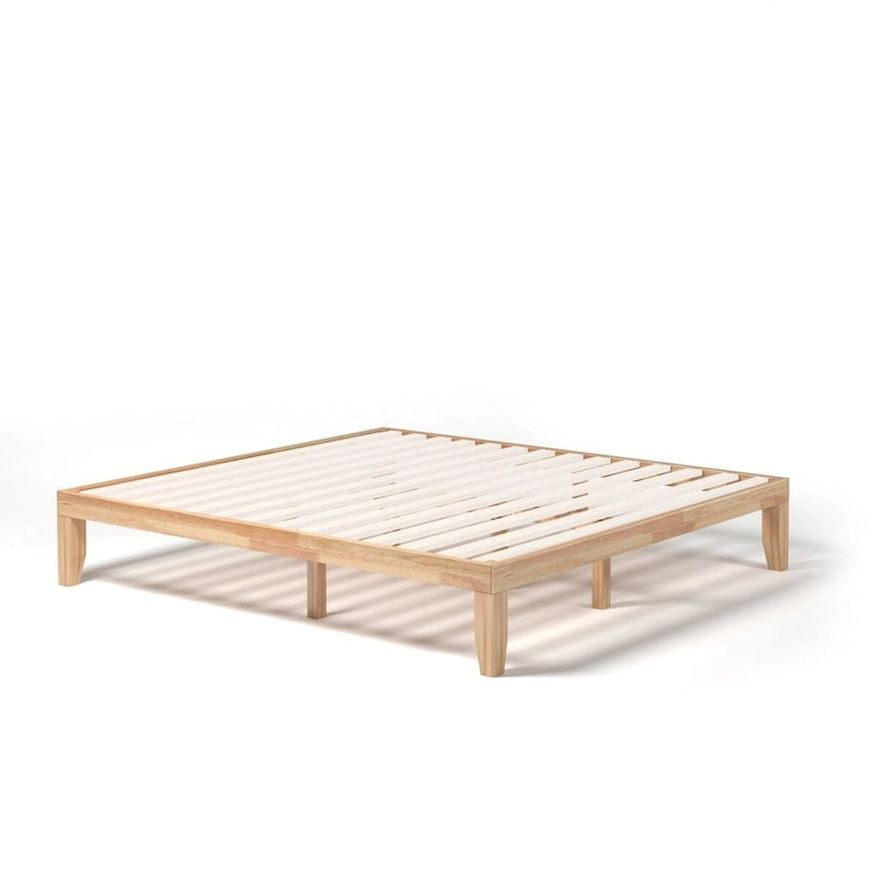 Costway King Size 14 Wooden Bed Frame Mattress Platform Wood Slats