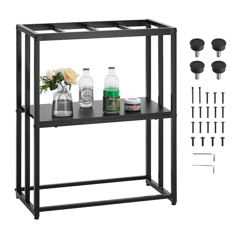 Meuble pour aquarium ou terrarium avec rangements, placard et kit de quincaillerie