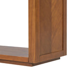 Console de 55" rustique avec tiroirs et étagère ouverte pour salon