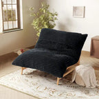 Large Bean Bag Chair Modern Leisure Chair Comfy Sleeper Sofas Lounge Chair for Living Room Bedroom