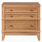 3-Drawer Hazel 3-Drawer Side Table for Living Room