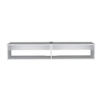 Meuble TV mural moderne 59 Meuble TV flottant avec étagères et gestion des câbles - 10.4H x 59.1W x 12.6D
